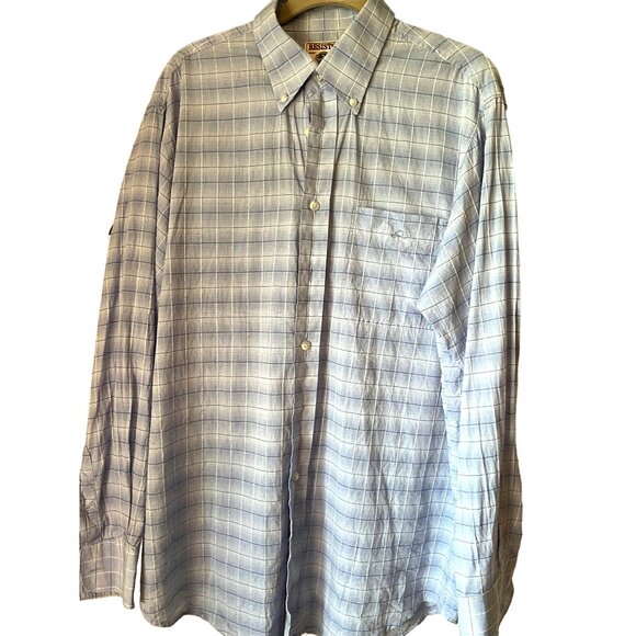 Resistol Light Blue Long Sleeve Button Up Shirt Medium - Picture 2 of 7
